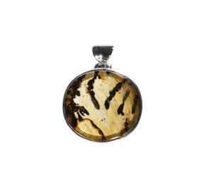 Zilveren hanger golden healer (limonietkwarts) | ovaal 2,3 x 2,2 cm Zilveren hanger golden healer (limonietkwarts) | ovaal 2,3 x 2,2 cm