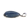 Zilveren hanger kyaniet | druppel 3 x 2 cm Zilveren hanger kyaniet | druppel 3 x 2 cm