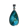 Zilveren hanger opaal (blauw-Peru) | druppel 3 x 1,7 cm Zilveren hanger opaal (blauw-Peru) | druppel 3 x 1,7 cm