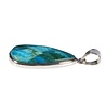 Zilveren hanger opaal (blauw-Peru) | druppel 3 x 1,7 cm Zilveren hanger opaal (blauw-Peru) | druppel 3 x 1,7 cm