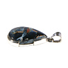 Zilveren hanger pietersiet (blauw) | druppel 2,3 x 1,5 cm Zilveren hanger pietersiet (blauw) | druppel 2,3 x 1,5 cm