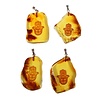 Zilveren hanger barnsteen | Hamsa Zilveren hanger barnsteen | Hamsa