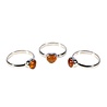 Zilveren ring carneool maat 17 | hartje 7 x 7 mm Zilveren ring carneool maat 17 | hartje 7 x 7 mm