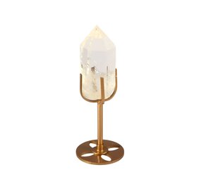 Bergkristal punt geslepen | 100 - 200 gram | op standaard