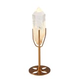 Bergkristal punt geslepen | 200 - 300 gram | op standaard