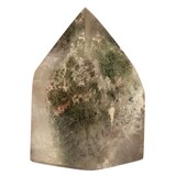 Sjamaan fantoomkwarts punt geslepen | 9,5 x 7,1 x 3,7 cm | 555 gram