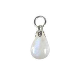 Maansteen (regenboog) hanger A-kwaliteit