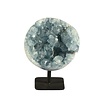 Celestien cluster bol op standaard 830 gram Celestien cluster bol op standaard 830 gram
