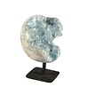 Celestien cluster bol op standaard 830 gram Celestien cluster bol op standaard 830 gram