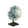 Celestien cluster bol op standaard 830 gram Celestien cluster bol op standaard 830 gram