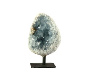 Celestien cluster op standaard 9 x 7 x 4 cm | 514 gram Celestien cluster op standaard 9 x 7 x 4 cm | 514 gram