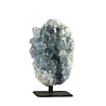 Celestien cluster op standaard 9,5 x 6 x 5 cm | 565 gram Celestien cluster op standaard 9,5 x 6 x 5 cm | 565 gram