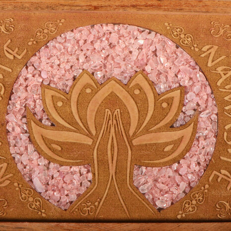 Tarot- of sieradendoos rozenkwarts Namasté Tarot- of sieradendoos rozenkwarts Namasté