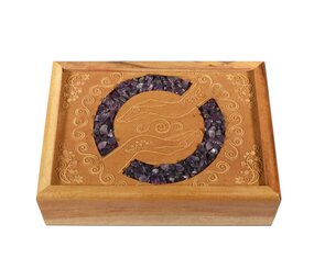 Tarot- of sieradendoos amethist healing hands Tarot- of sieradendoos amethist healing hands