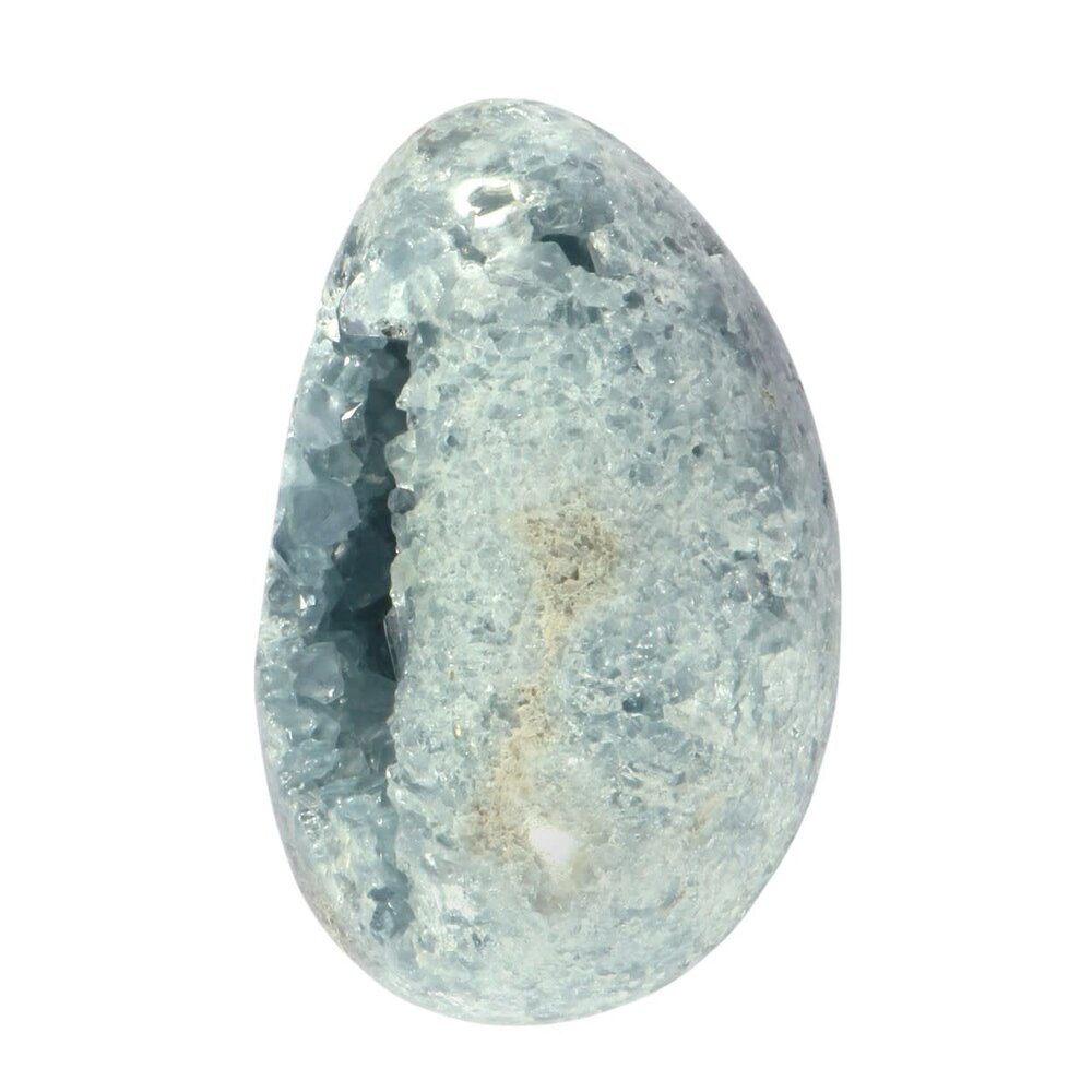 Celestien cluster ei A-kwaliteit 10,5 x 7,5 x 6 cm | 822 gram Celestien cluster ei A-kwaliteit 10,5 x 7,5 x 6 cm | 822 gram