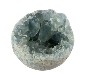 Celestien geode  bol 85 mm |  775 gram Celestien geode  bol 85 mm |  775 gram