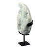 Celestien cluster A-kwaliteit 15,5 x 12 x 6 cm | 1756 gram | op standaard Celestien cluster A-kwaliteit 15,5 x 12 x 6 cm | 1756 gram | op standaard