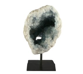 Celestien cluster A-kwaliteit 18 x 13 x 10 cm | 2707 gram | op standaard Celestien cluster A-kwaliteit 18 x 13 x 10 cm | 2707 gram | op standaard