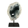 Celestien cluster A-kwaliteit 18 x 13 x 10 cm | 2707 gram | op standaard Celestien cluster A-kwaliteit 18 x 13 x 10 cm | 2707 gram | op standaard