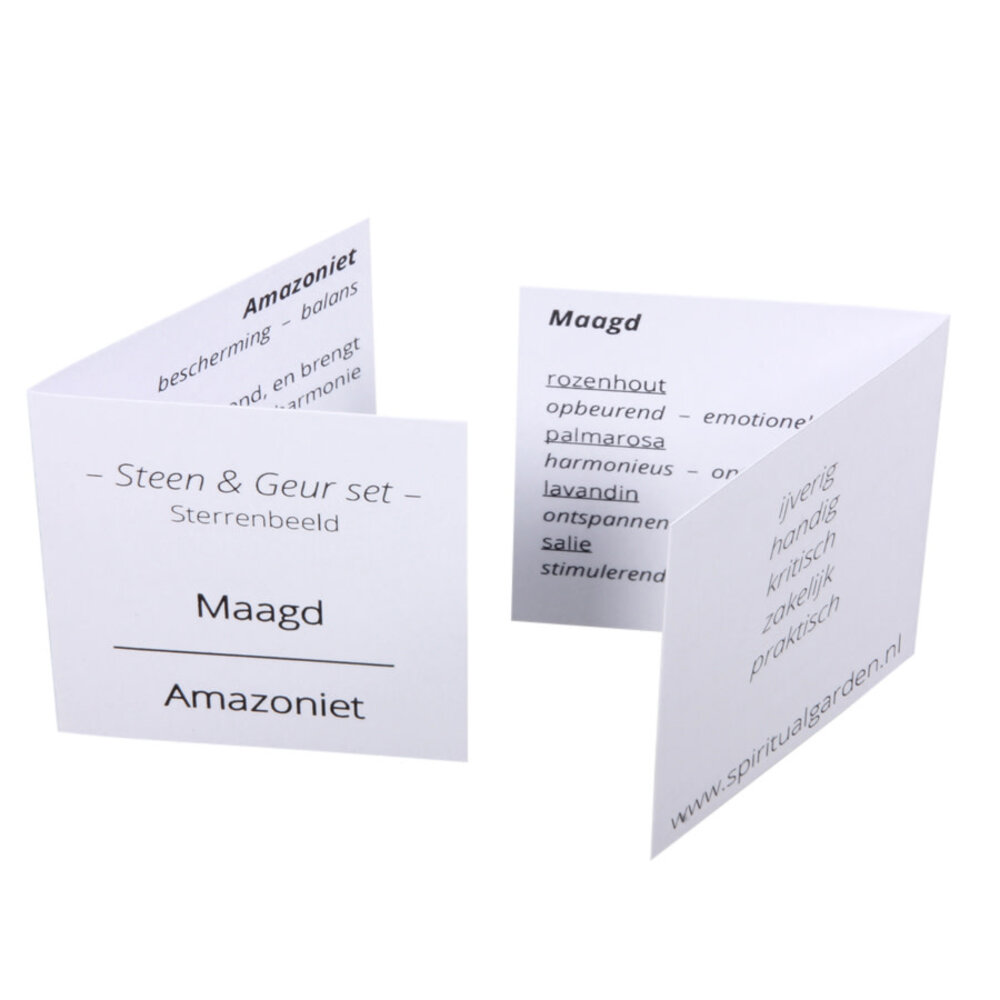 Steen en geur set astro | maagd