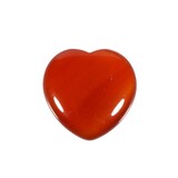 Carneool edelsteen hart 3 cm Carneool edelsteen hart 3 cm