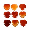 Carneool edelsteen hart 3 cm Carneool edelsteen hart 3 cm