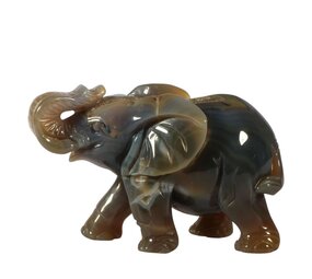 Agaat olifant 8,3 x 12,7 x 6,3 cm | 576 gram