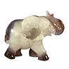 Agaat olifant 12,6 x 15,1 x 6,9 cm | 1098 gram Agaat olifant 12,6 x 15,1 x 6,9 cm | 1098 gram