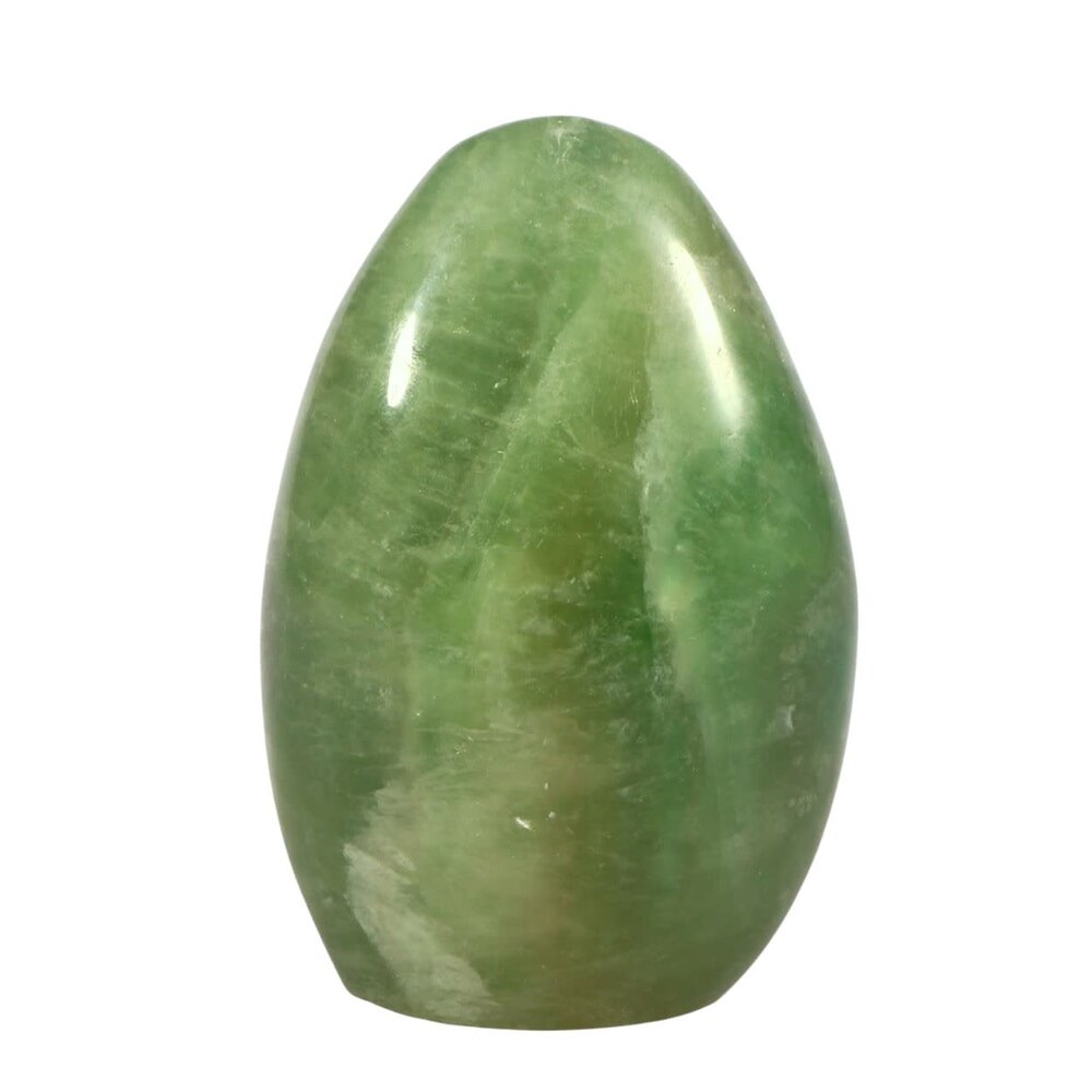 Fluoriet (groen) sculptuur 10 x 6,6 x 5,4 cm | 602 gram