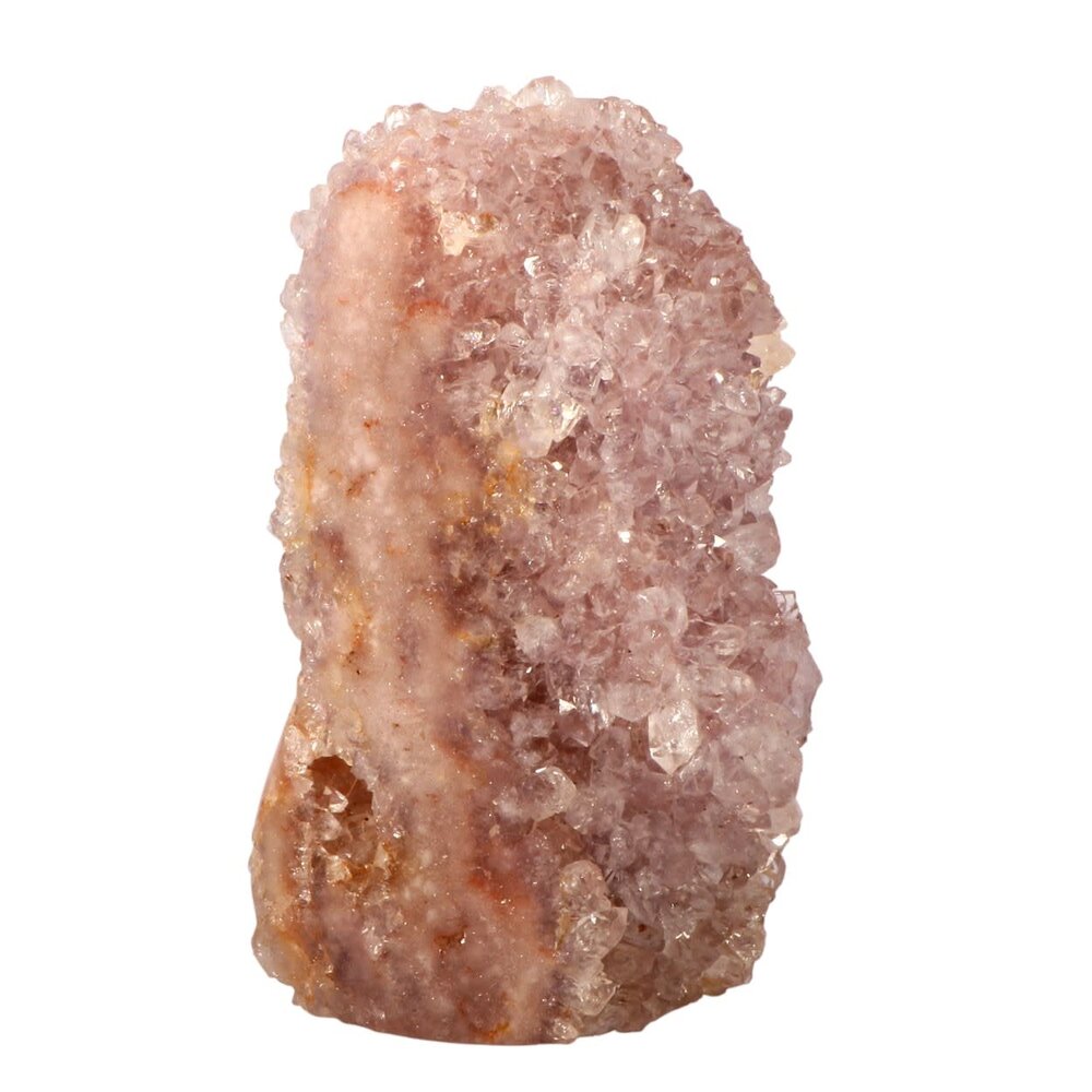 Amethist (roze) sculptuur 12  x 7,5 x 5,5 cm  | 607 gram