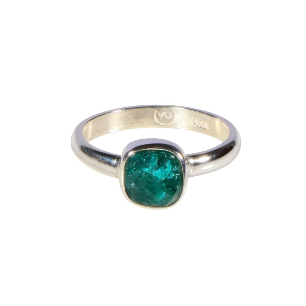 Zilveren ring dioptaas maat 17 1/2 | rond 0,7 cm Zilveren ring dioptaas maat 17 1/2 | rond 0,7 cm