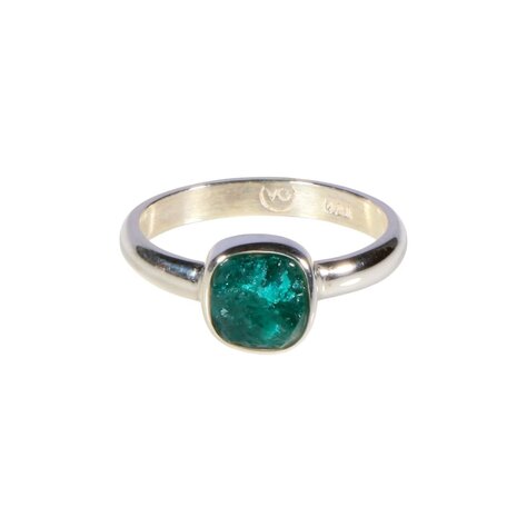 Zilveren ring dioptaas maat 17 1/2 | rond 0,7 cm Zilveren ring dioptaas maat 17 1/2 | rond 0,7 cm