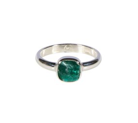 Zilveren ring dioptaas maat 17 1/2 | rond 0,6 cm Zilveren ring dioptaas maat 17 1/2 | rond 0,6 cm