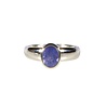 Zilveren ring tanzaniet maat 18 1/2 | ovaal facet 8 x 6 mm Zilveren ring tanzaniet maat 18 1/2 | ovaal facet 8 x 6 mm