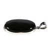 Zilveren hanger goud obsidiaan | ovaal 3,5 x 2,2 cm Zilveren hanger goud obsidiaan | ovaal 3,5 x 2,2 cm