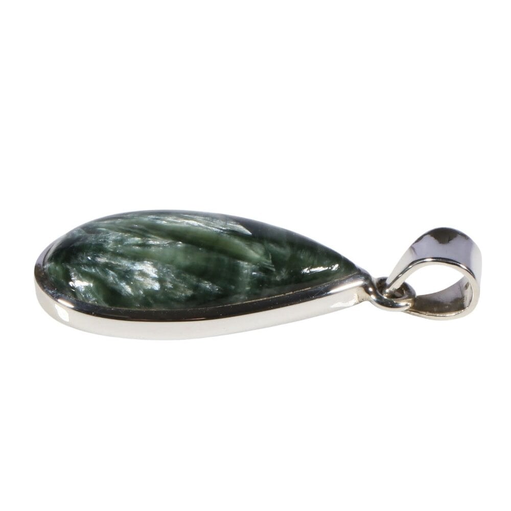 Zilveren hanger serafiniet | druppel 2,9 x 1,4 cm Zilveren hanger serafiniet | druppel 2,9 x 1,4 cm