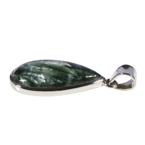 Zilveren hanger serafiniet | druppel 2,9 x 1,4 cm Zilveren hanger serafiniet | druppel 2,9 x 1,4 cm