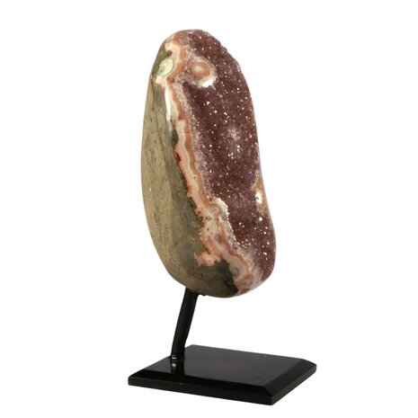 Amethist (galaxy) cluster 13,7 x 7,7 x 6,5 cm | 1202 gram | op standaard Amethist (galaxy) cluster 13,7 x 7,7 x 6,5 cm | 1202 gram | op standaard