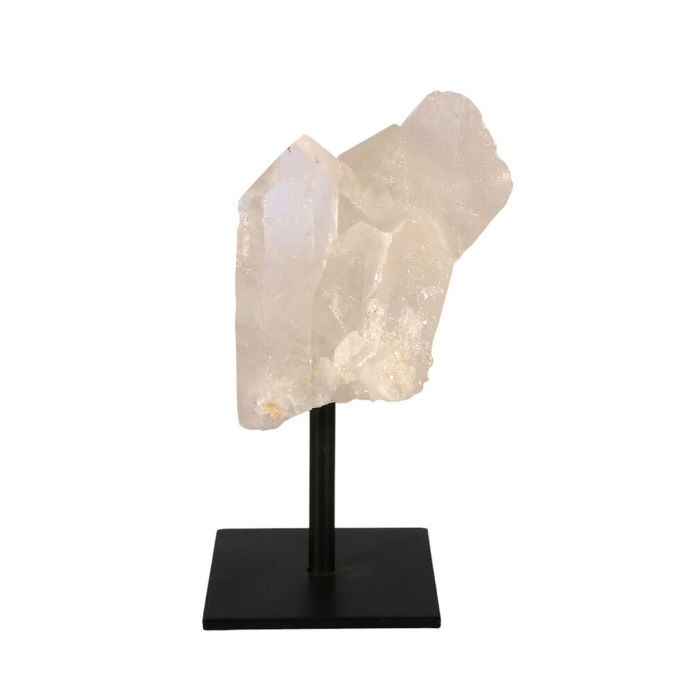 Bergkristal cluster op standaard 12,5 x 9,2 x 9,5 cm | 963 gram Bergkristal cluster op standaard 12,5 x 9,2 x 9,5 cm | 963 gram