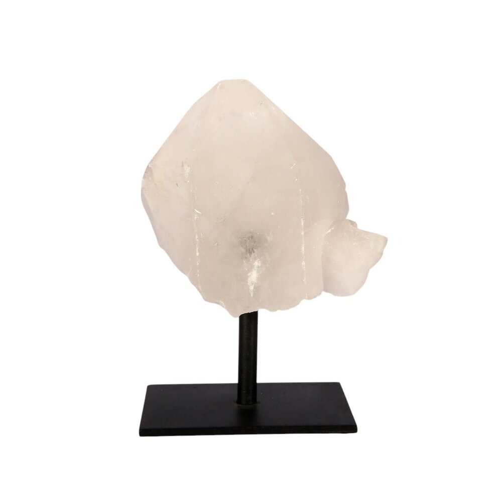 Bergkristal cluster op standaard 11,4 x 12,1 x 6,9 cm | 998 gram Bergkristal cluster op standaard 11,4 x 12,1 x 6,9 cm | 998 gram