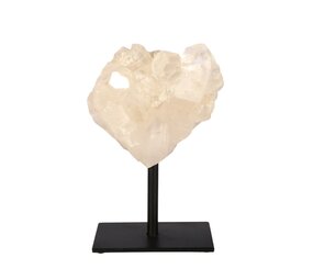 Bergkristal cluster op standaard 10,6 x 11,6 x 8,5 cm | 1200 gram Bergkristal cluster op standaard 10,6 x 11,6 x 8,5 cm | 1200 gram