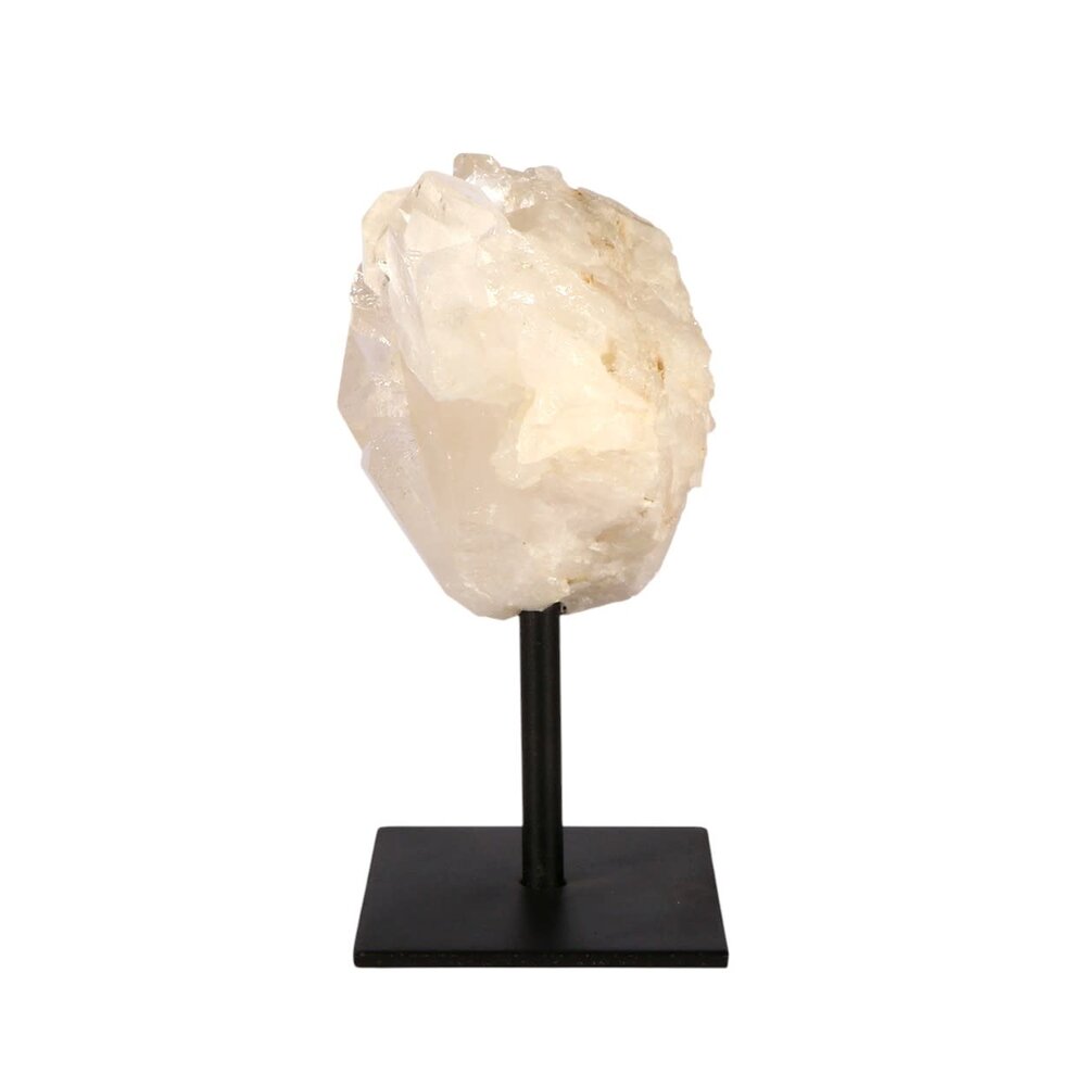 Bergkristal cluster op standaard 10,6 x 11,6 x 8,5 cm | 1200 gram Bergkristal cluster op standaard 10,6 x 11,6 x 8,5 cm | 1200 gram