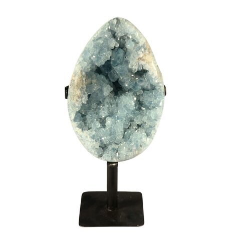 Celestien cluster A-kwaliteit op standaard 20 x 13,5 x 7 cm | 2609 gram