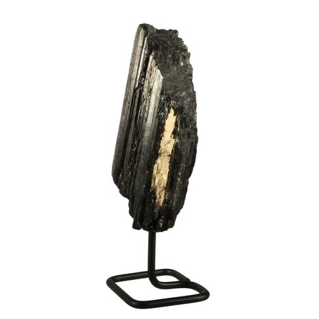Toermalijn (zwart) ruw op standaard 19,5 x 9 x 6,5 cm | 1534 gram Toermalijn (zwart) ruw op standaard 19,5 x 9 x 6,5 cm | 1534 gram