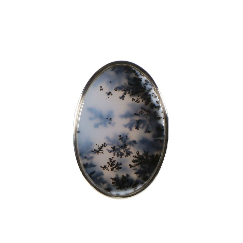 Zilveren ring merliniet maat 18 1/2 | ovaal 2,4 x 1,6 cm Zilveren ring merliniet maat 18 1/2 | ovaal 2,4 x 1,6 cm