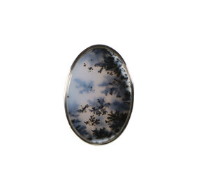 Zilveren ring merliniet maat 18 1/2 | ovaal 2,4 x 1,6 cm Zilveren ring merliniet maat 18 1/2 | ovaal 2,4 x 1,6 cm