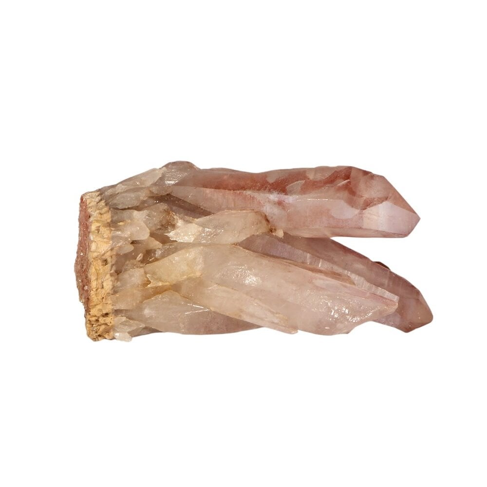 Lemurisch zaad kristal (roze) cluster (zelfhelend) 13 x 8,4 x 6 cm / 617 gram Lemurisch zaad kristal (roze) cluster (zelfhelend) 13 x 8,4 x 6 cm / 617 gram