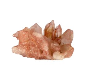 Lemurisch zaad kristal (roze) cluster (zelfhelend) 7,5 x 13,6 x 9 cm / 730 gram