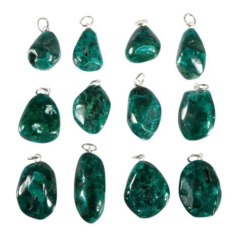 Dioptaas hanger met zilveren oogje