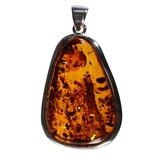 Zilveren hanger barnsteen | druppel 4,2 x 2,8 cm Zilveren hanger barnsteen | druppel 4,2 x 2,8 cm